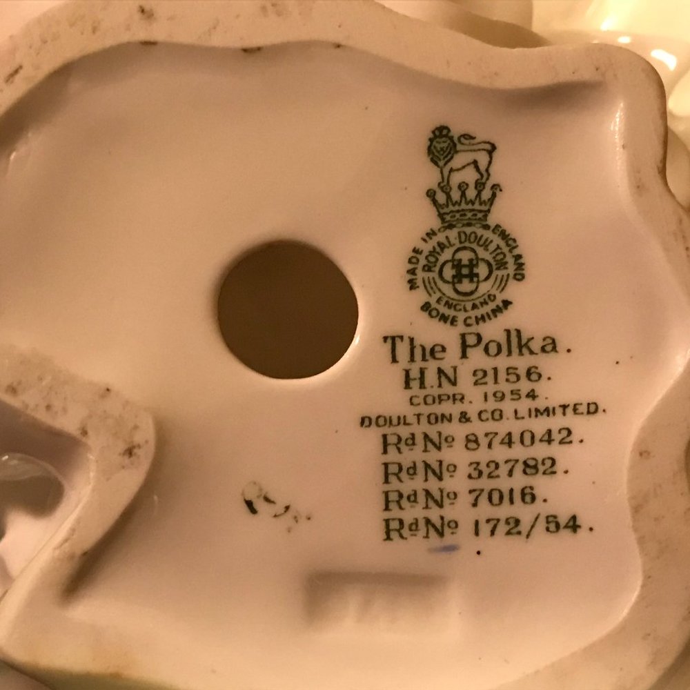 Royal Daulton "the Polka" Porcelain Figurine